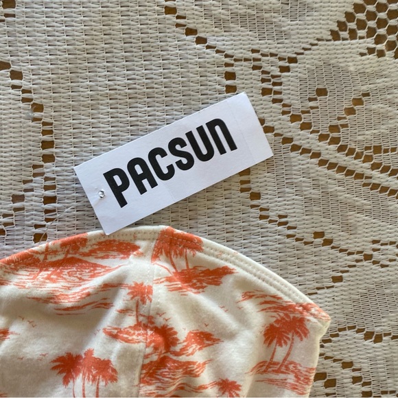 Pacsun Kirra • Tropical Print Bandeau Top - Picture 4 of 8